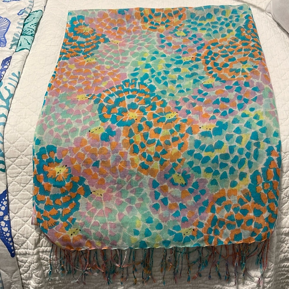 Lilly Pulitzer Scarf Silk & Cashmere